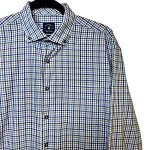 Johnnie-O Men’s Large‎ Top Shelf Ruben Button Up Shirt Wake Blue